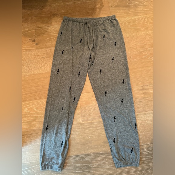 Michael Lauren Medium Grey Lightning Bolts Joggers. ⚡️💗 - Picture 1 of 5